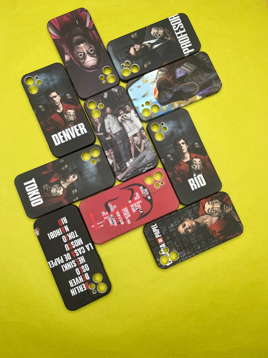 Money Heist Silicon Case Inside Velvet Finish For 12 Mini | mhs