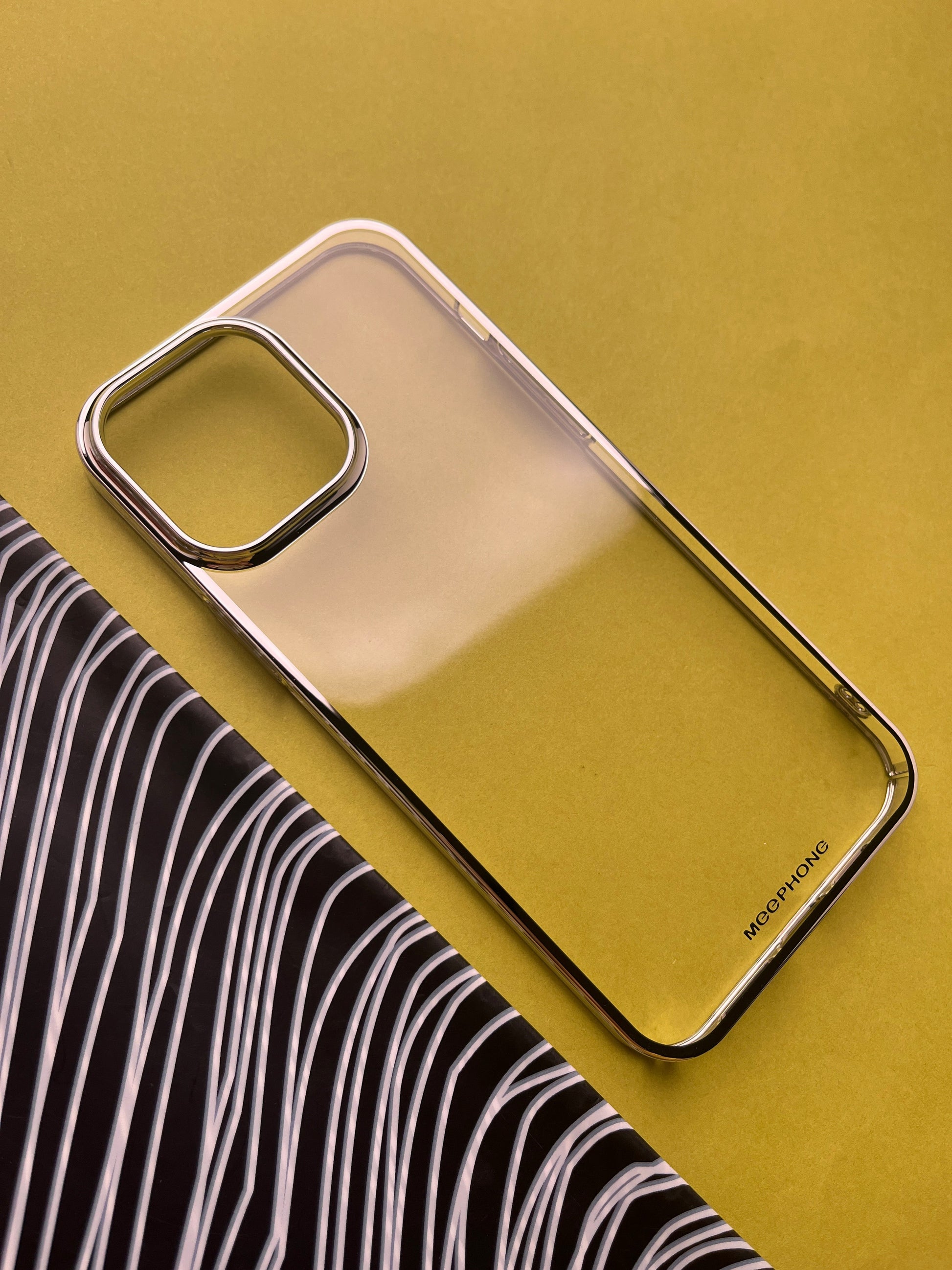 Meephone Silver Noble Series Ultra Clear Hard Case for iPhone