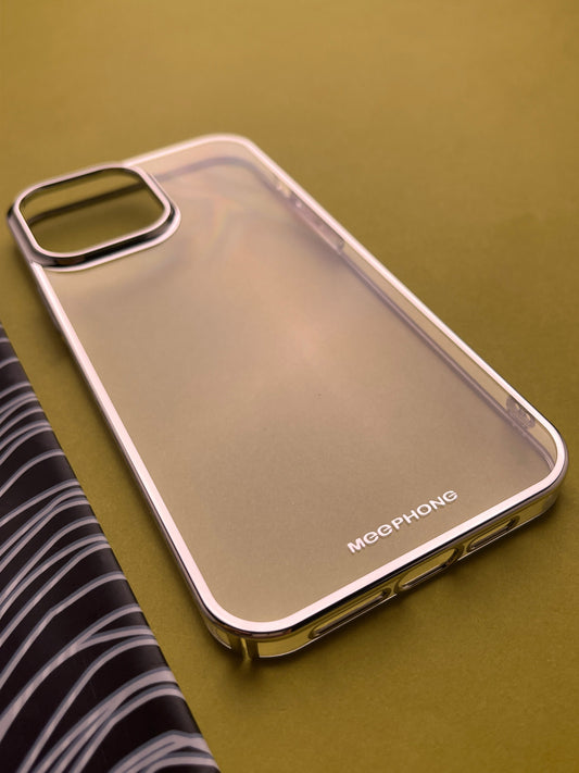 Meephone Silver Noble Series Ultra Clear Hard Case for iPhone