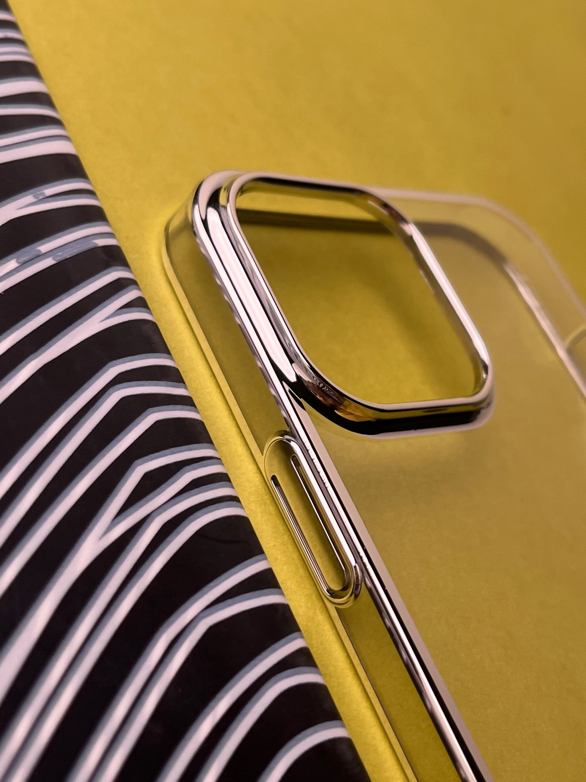 Meephone Silver Noble Series Ultra Clear Hard Case for iPhone