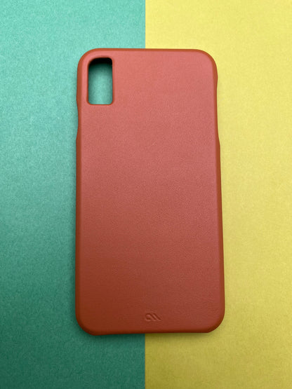 Case Mate Leather Case With Micro Fiber In side For iPhone Xs Max