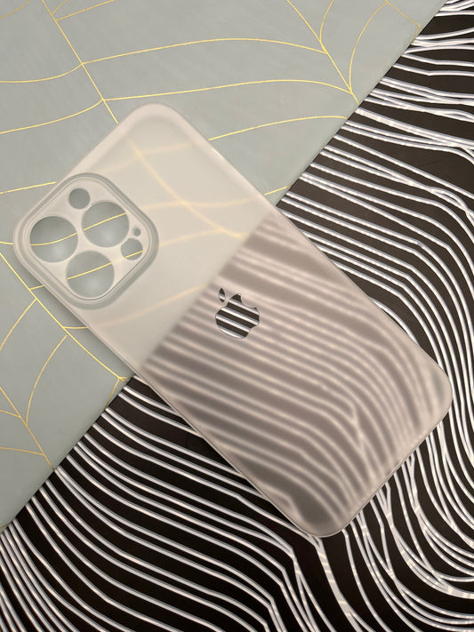 K-Doo White Ultra Slim Logo Cut Paper Case For iPhone