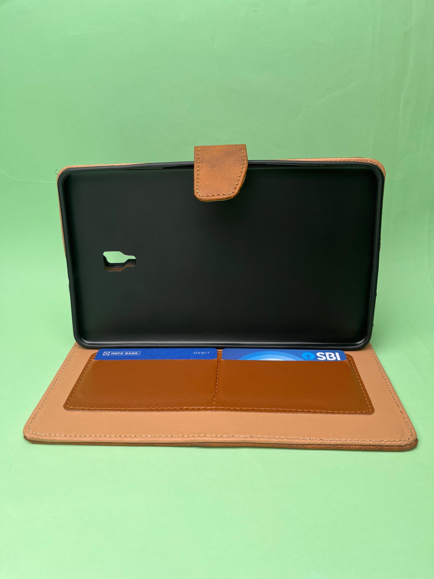 Protective Leather Case with Viewing Stand and Card Slots Flip Cover