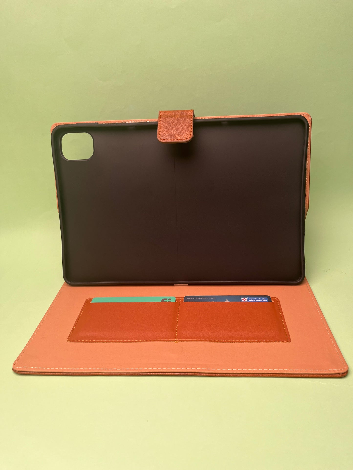 Protective Leather Case with Viewing Stand and Card Slots Flip Cover