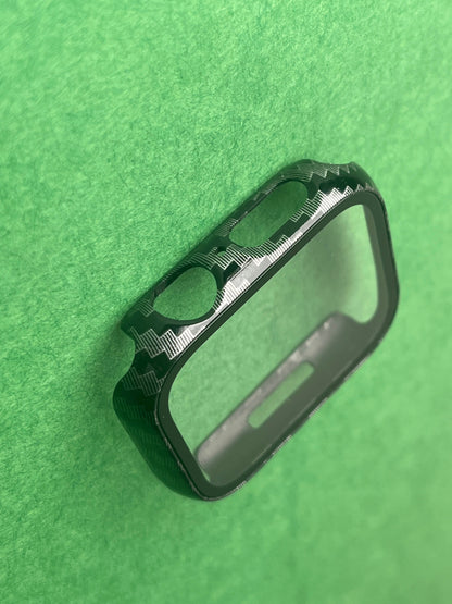 Carbon Fiber Silicon Case & Band For iWatch 38 mm, 41 mm, 44 mm, 45 mm