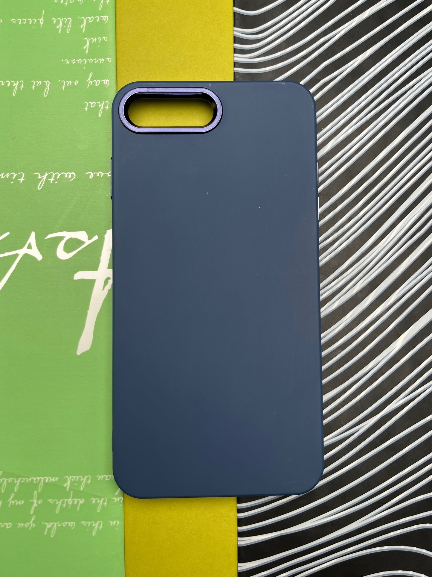 Premium Matte Silicon With Metal Camera Ring Case