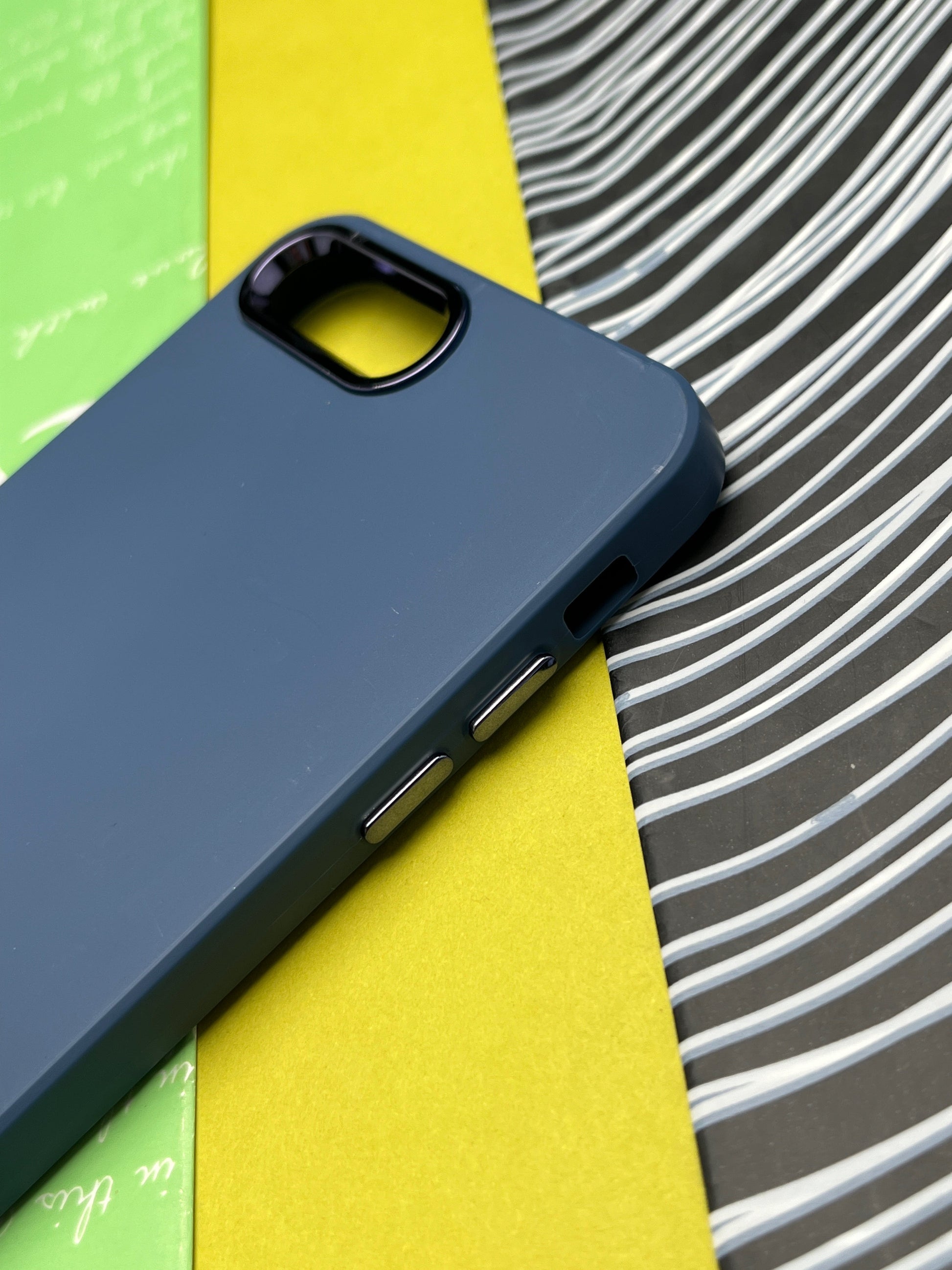 Premium Matte Silicon With Metal Camera Ring Case