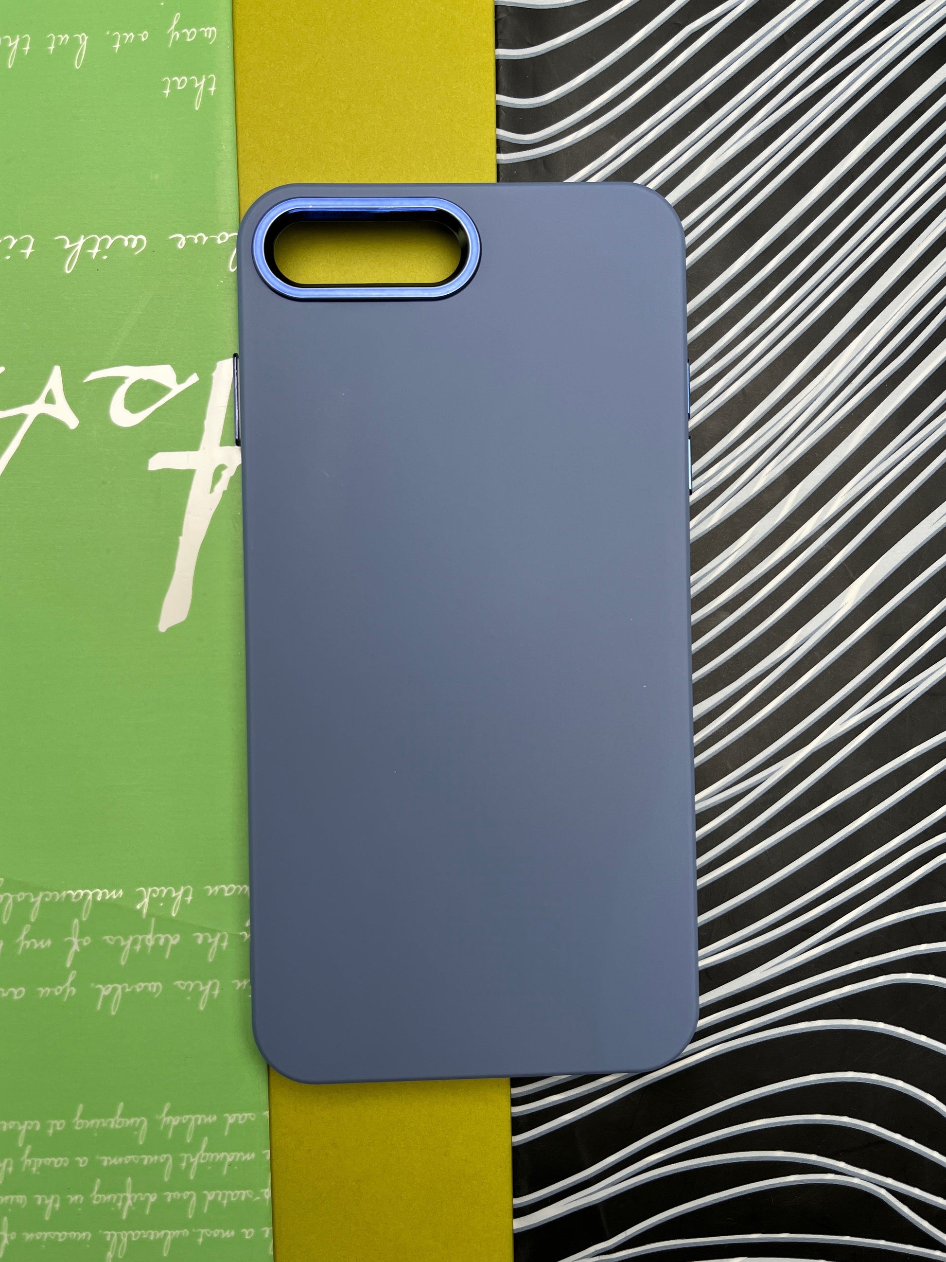 Premium Matte Silicon With Metal Camera Ring Case