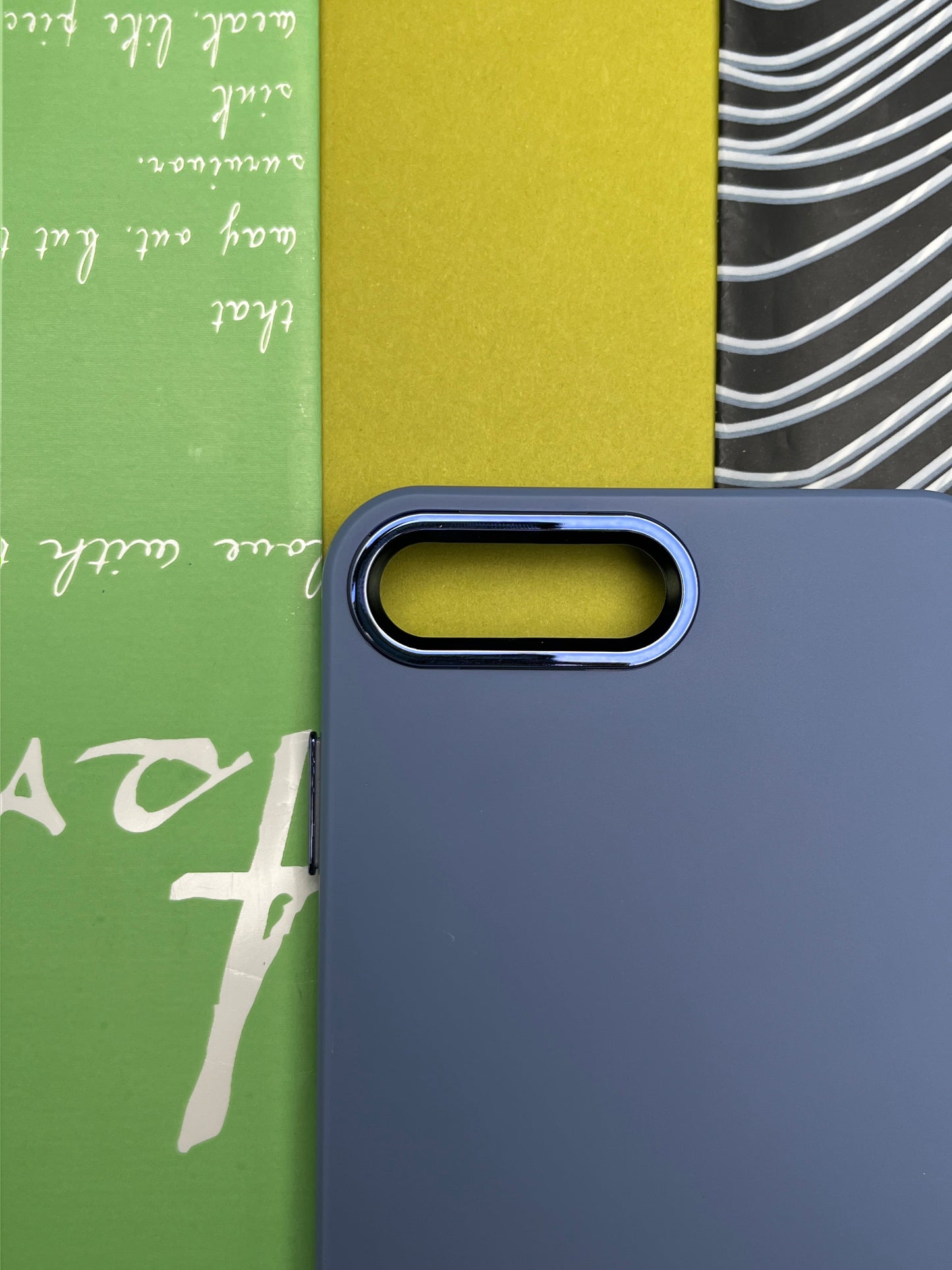 Premium Matte Silicon With Metal Camera Ring Case