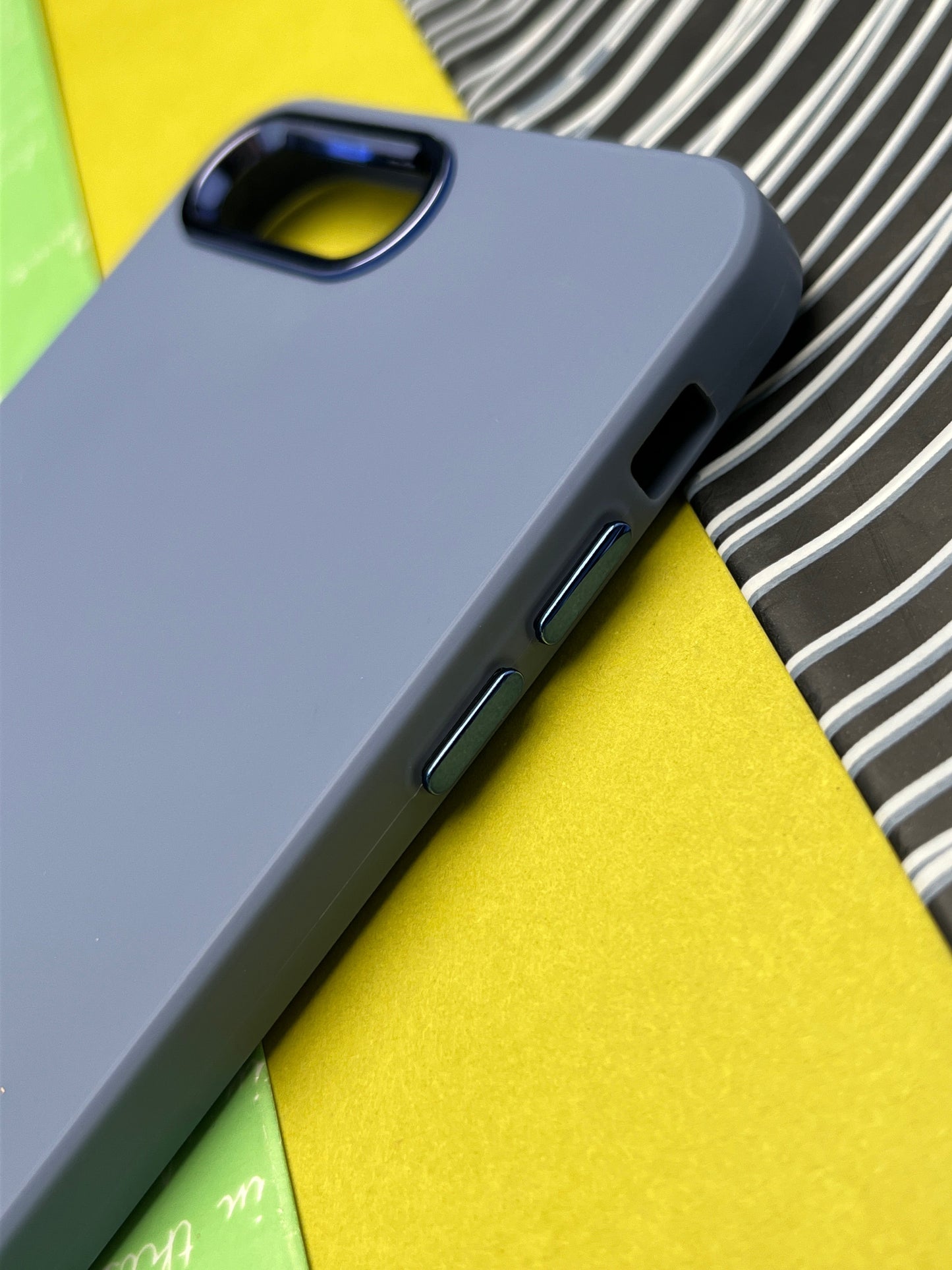 Premium Matte Silicon With Metal Camera Ring Case