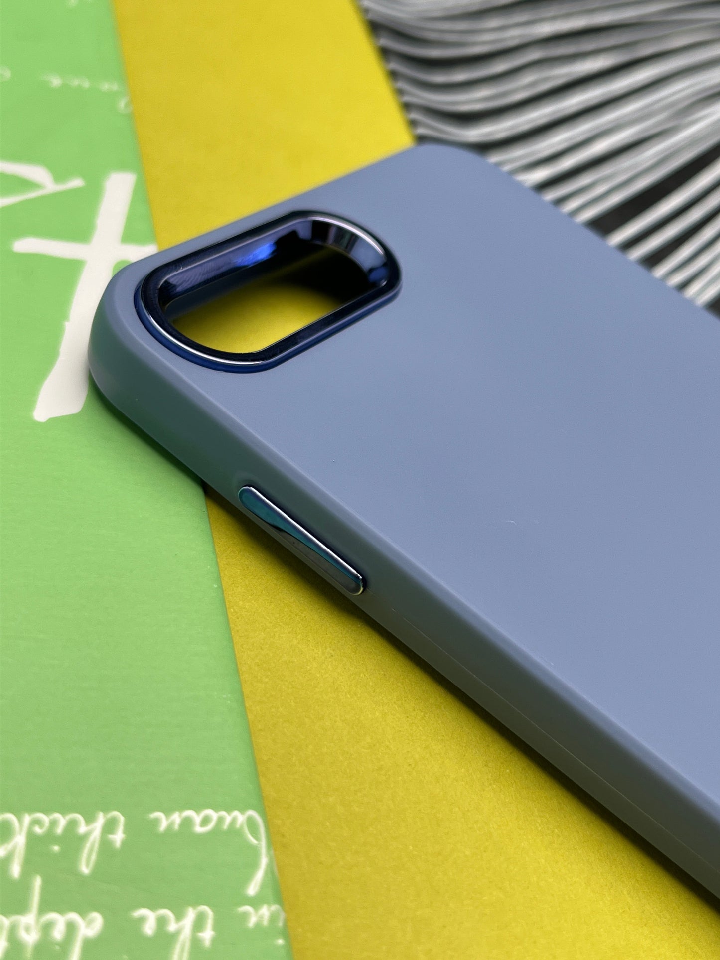 Premium Matte Silicon With Metal Camera Ring Case