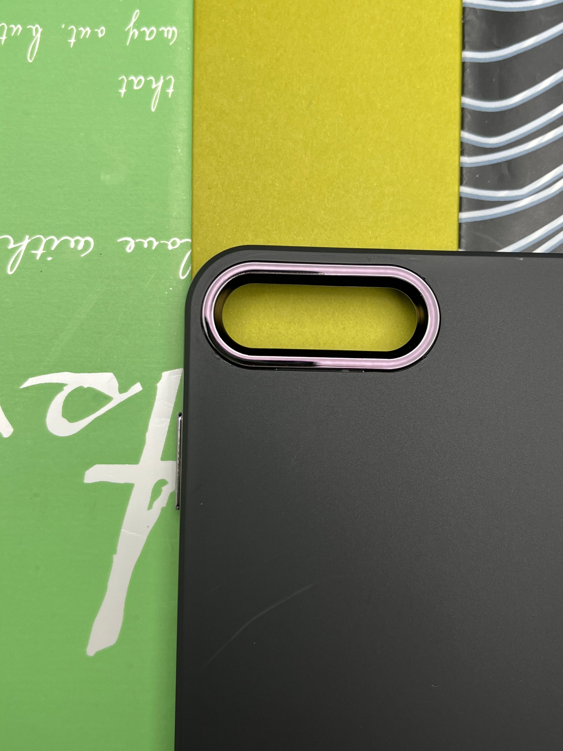 Premium Matte Silicon With Metal Camera Ring Case