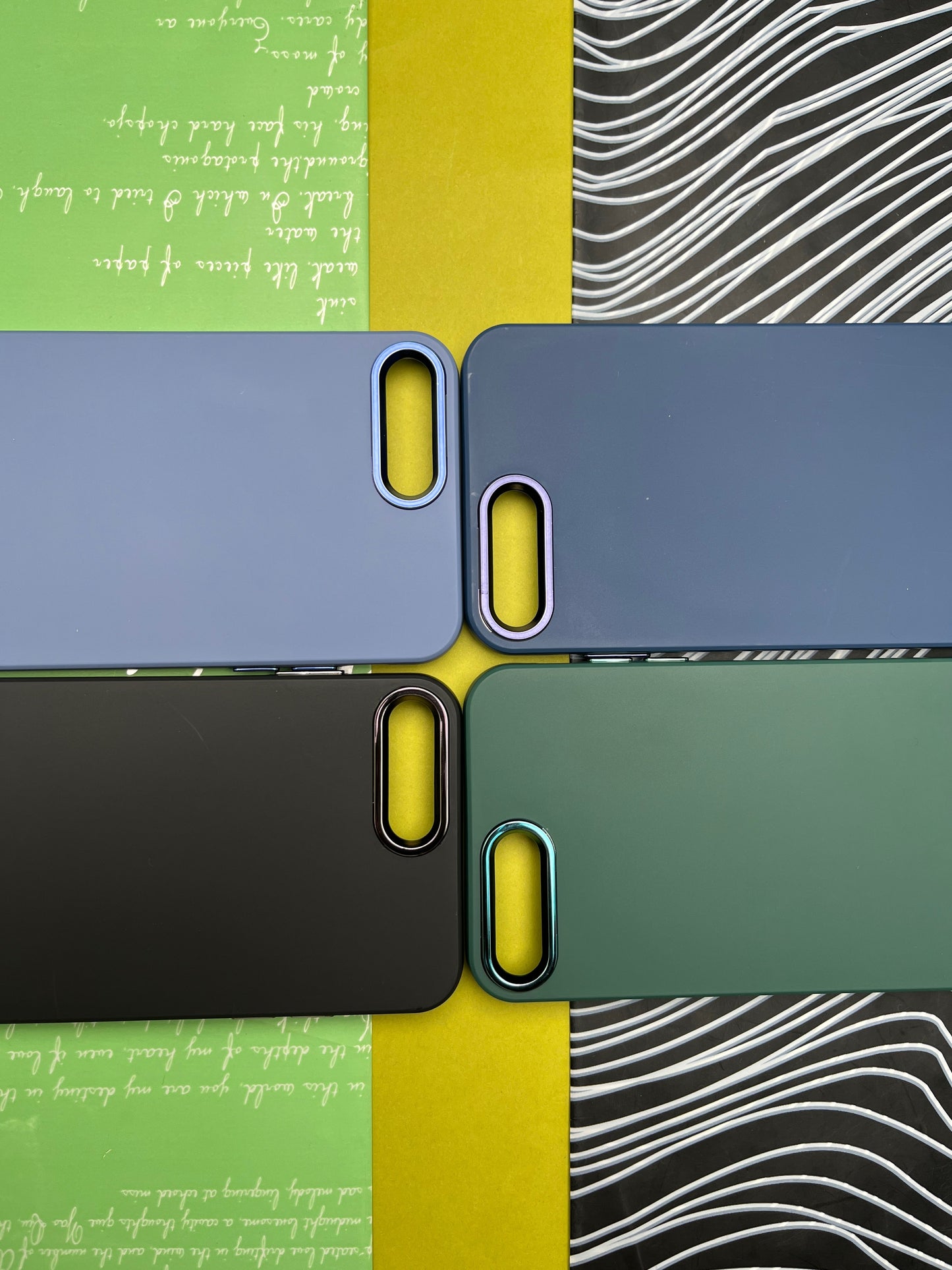 Premium Matte Silicon With Metal Camera Ring Case