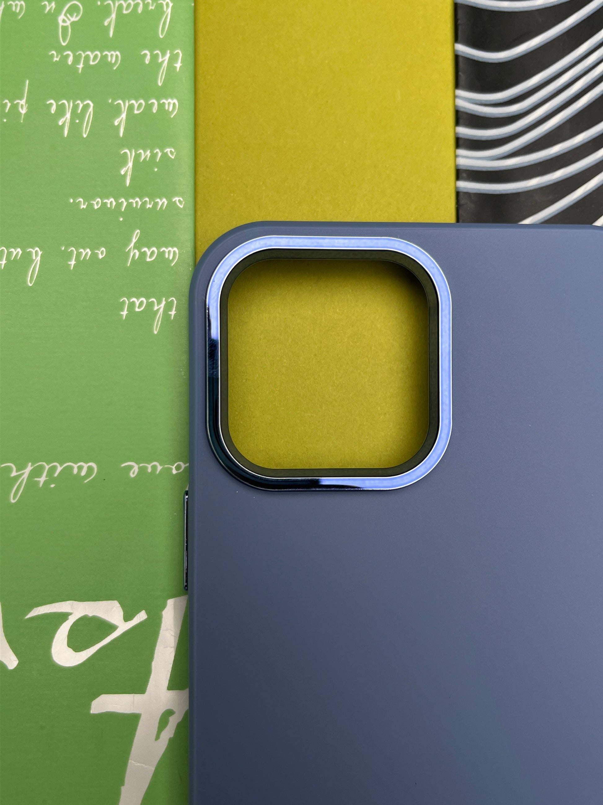 Premium Matte Silicon With Metal Camera Ring Case