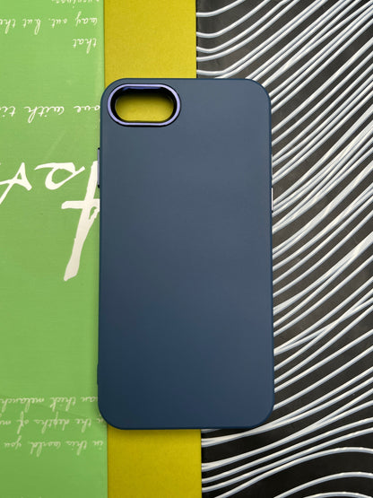 Premium Matte Silicon With Metal Camera Ring Case