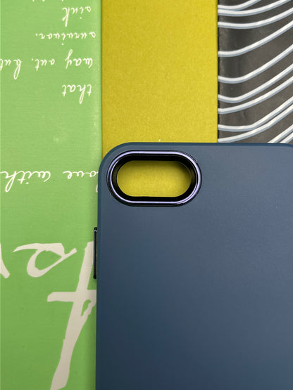 Premium Matte Silicon With Metal Camera Ring Case