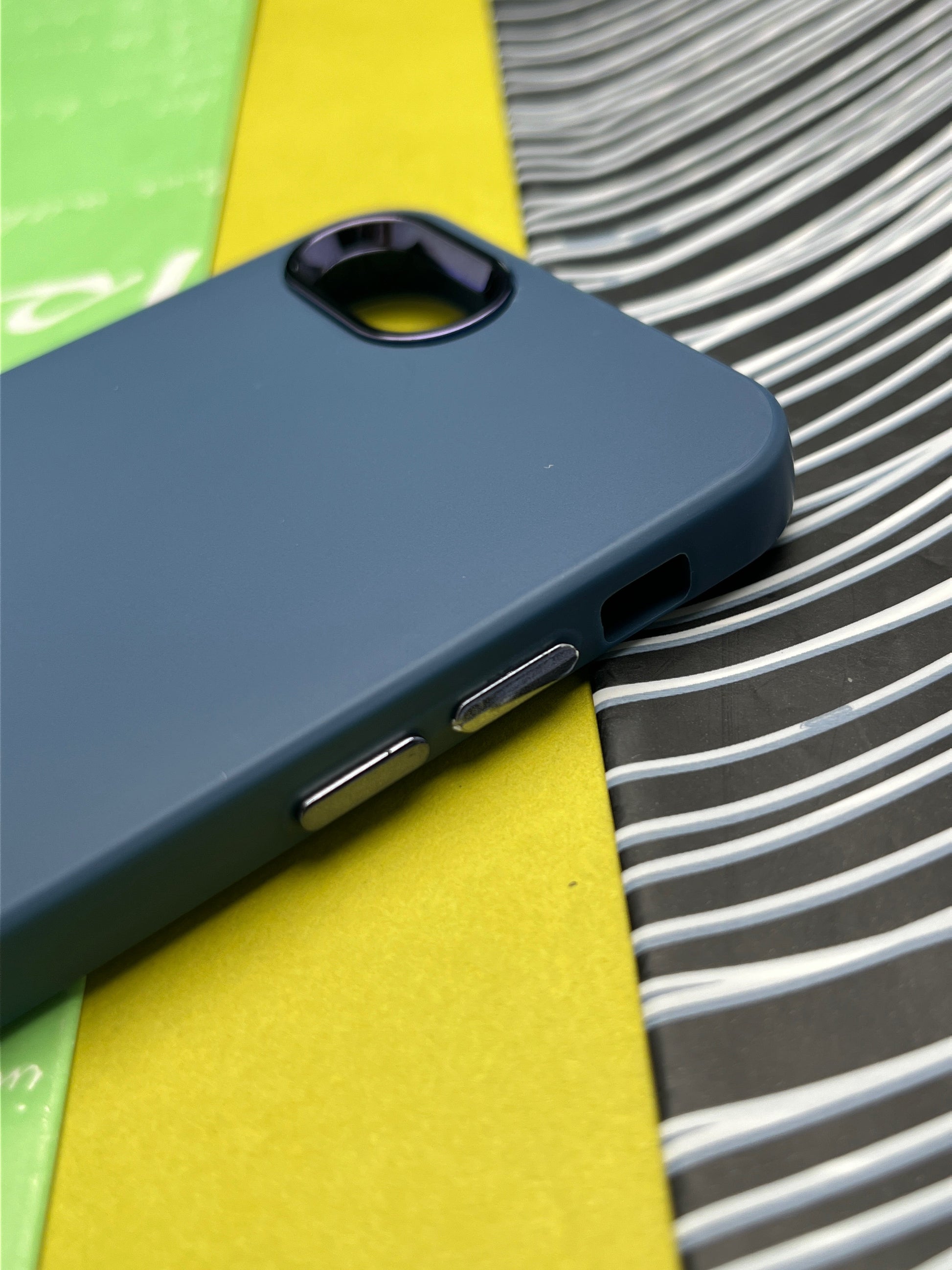 Premium Matte Silicon With Metal Camera Ring Case