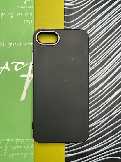 Premium Matte Silicon With Metal Camera Ring Case