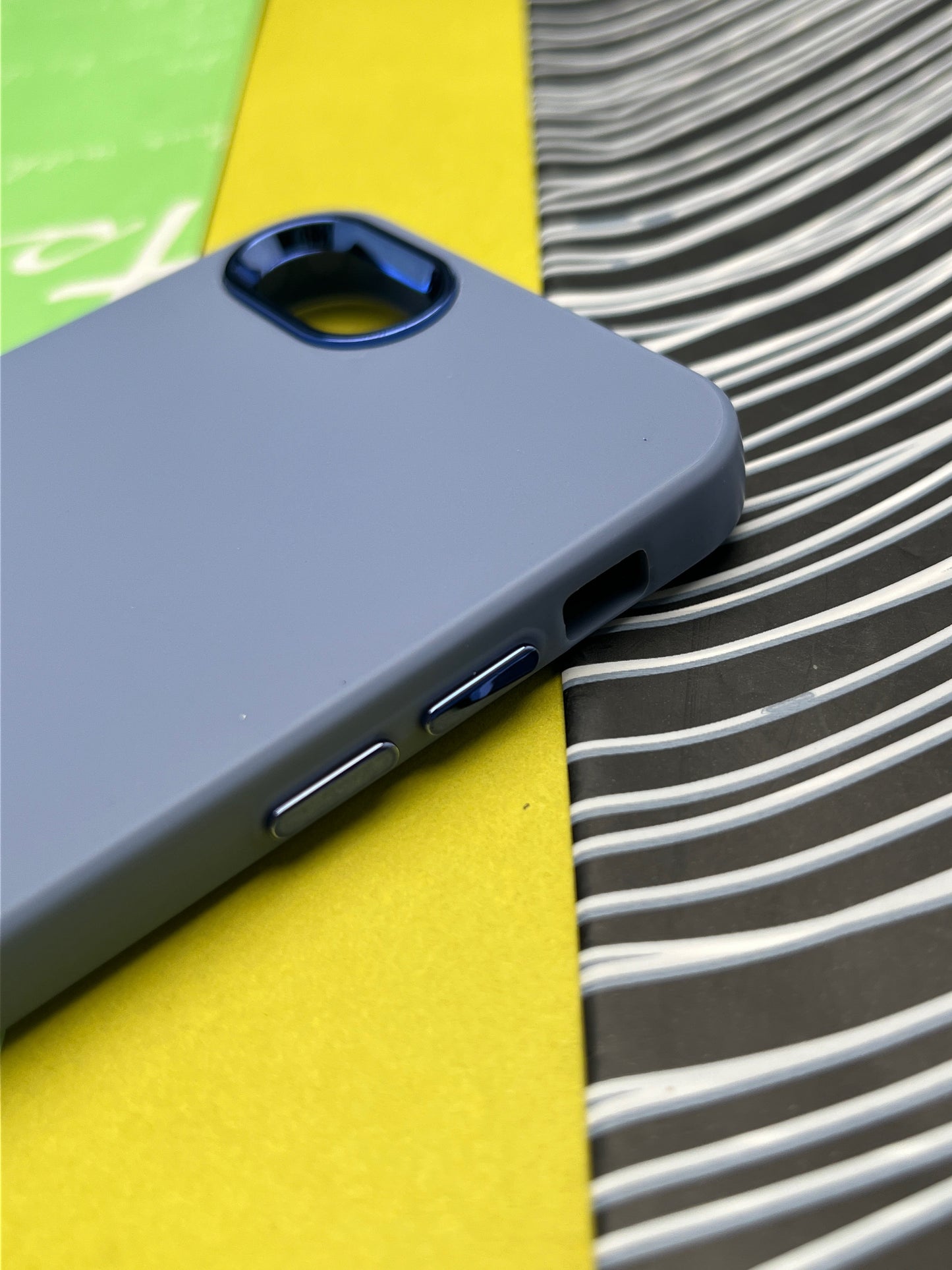 Premium Matte Silicon With Metal Camera Ring Case