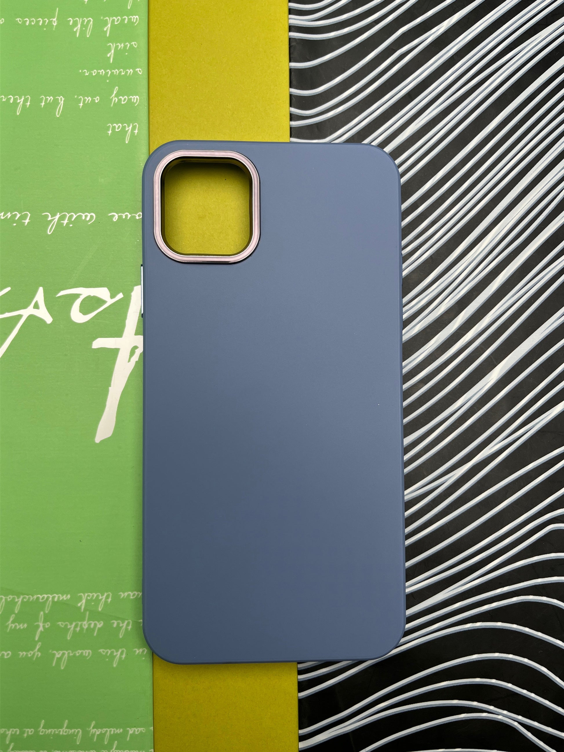 Premium Matte Silicon With Metal Camera Ring Case