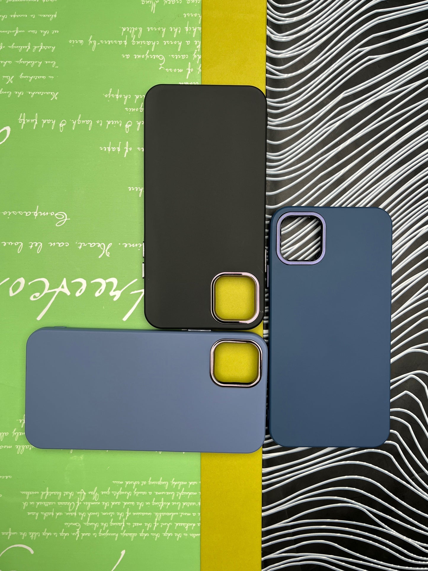 Premium Matte Silicon With Metal Camera Ring Case