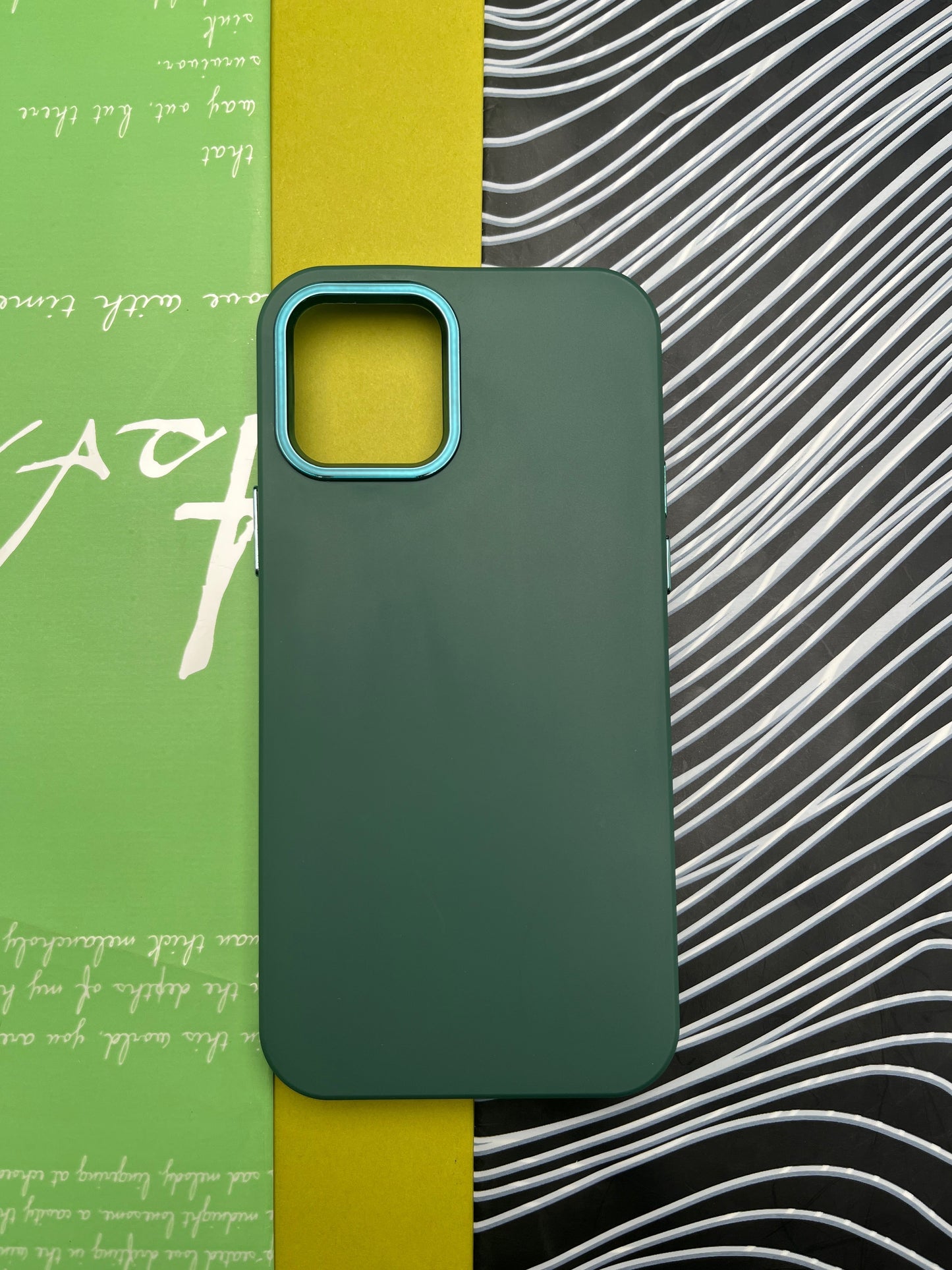 Premium Matte Silicon With Metal Camera Ring Case