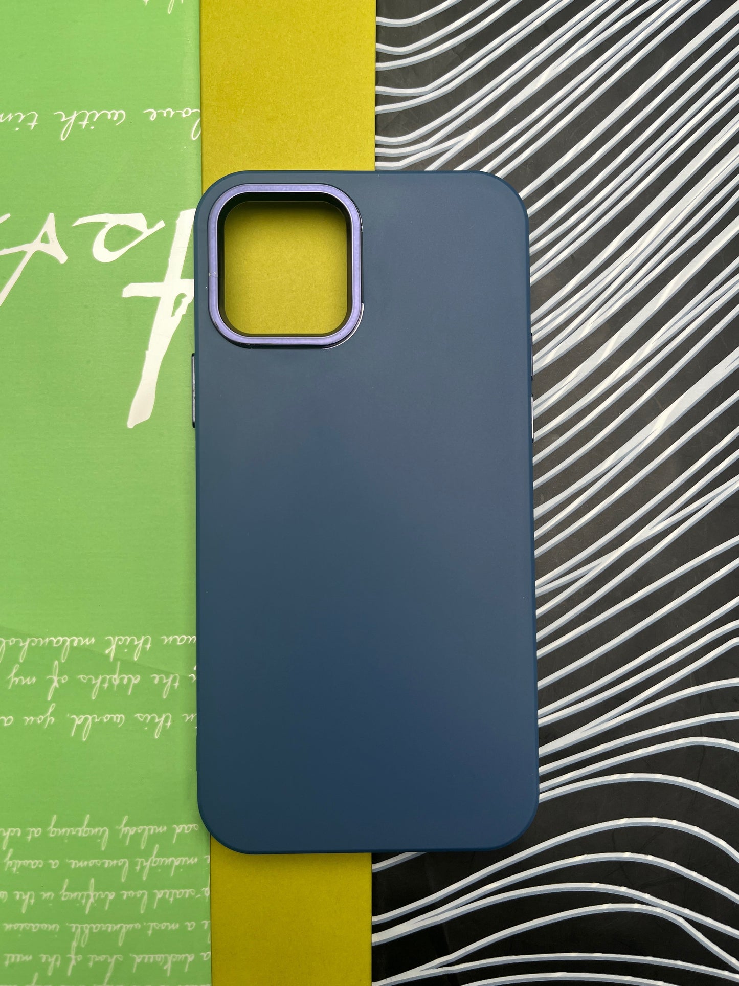 Premium Matte Silicon With Metal Camera Ring Case