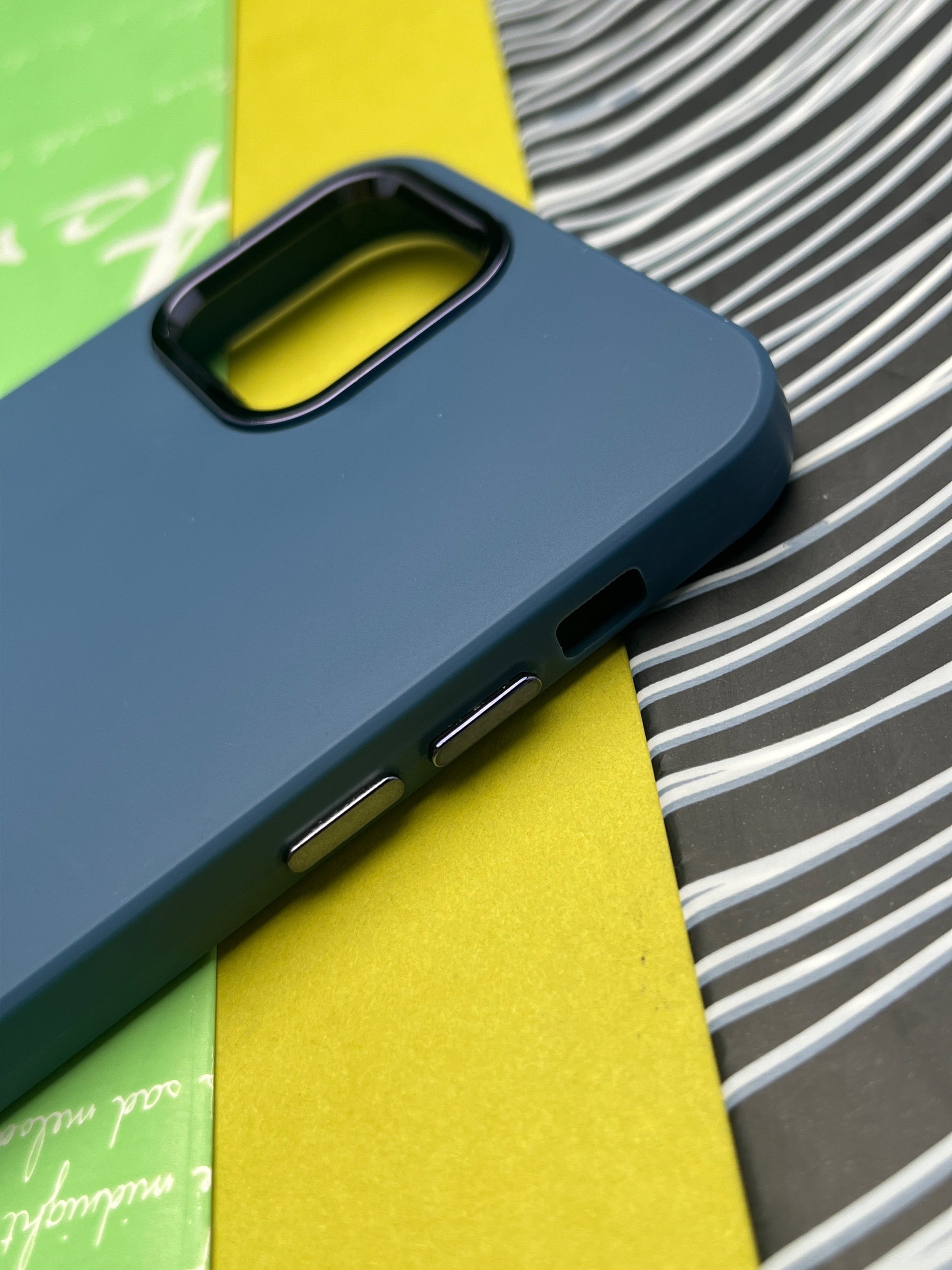 Premium Matte Silicon With Metal Camera Ring Case