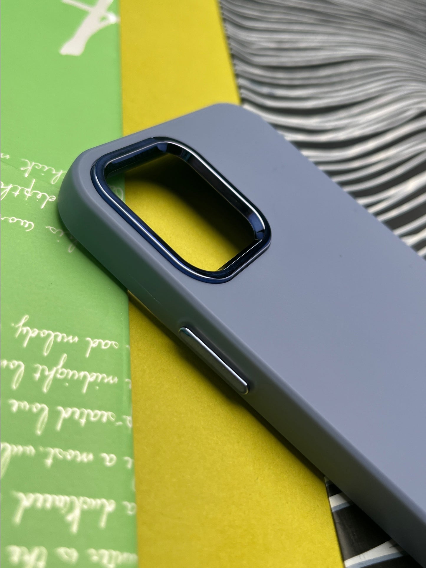 Premium Matte Silicon With Metal Camera Ring Case