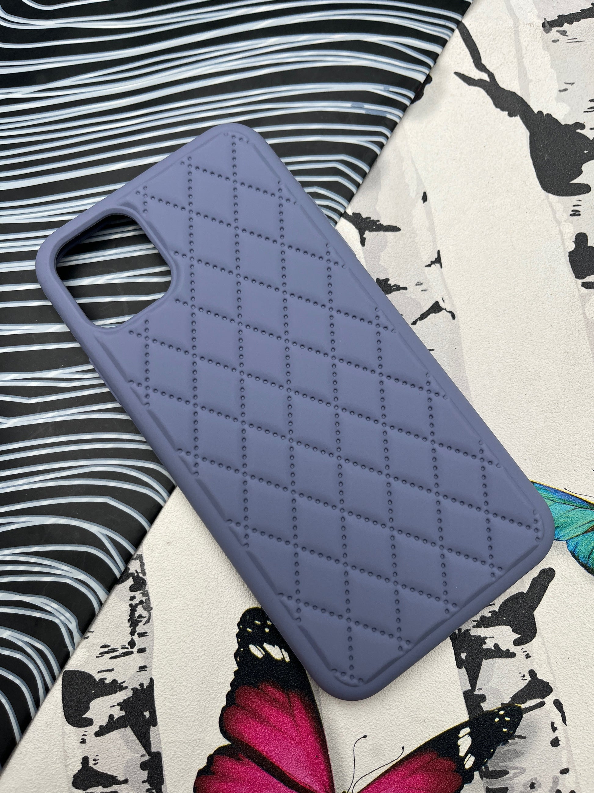 Quilted Matte Silicone Case
