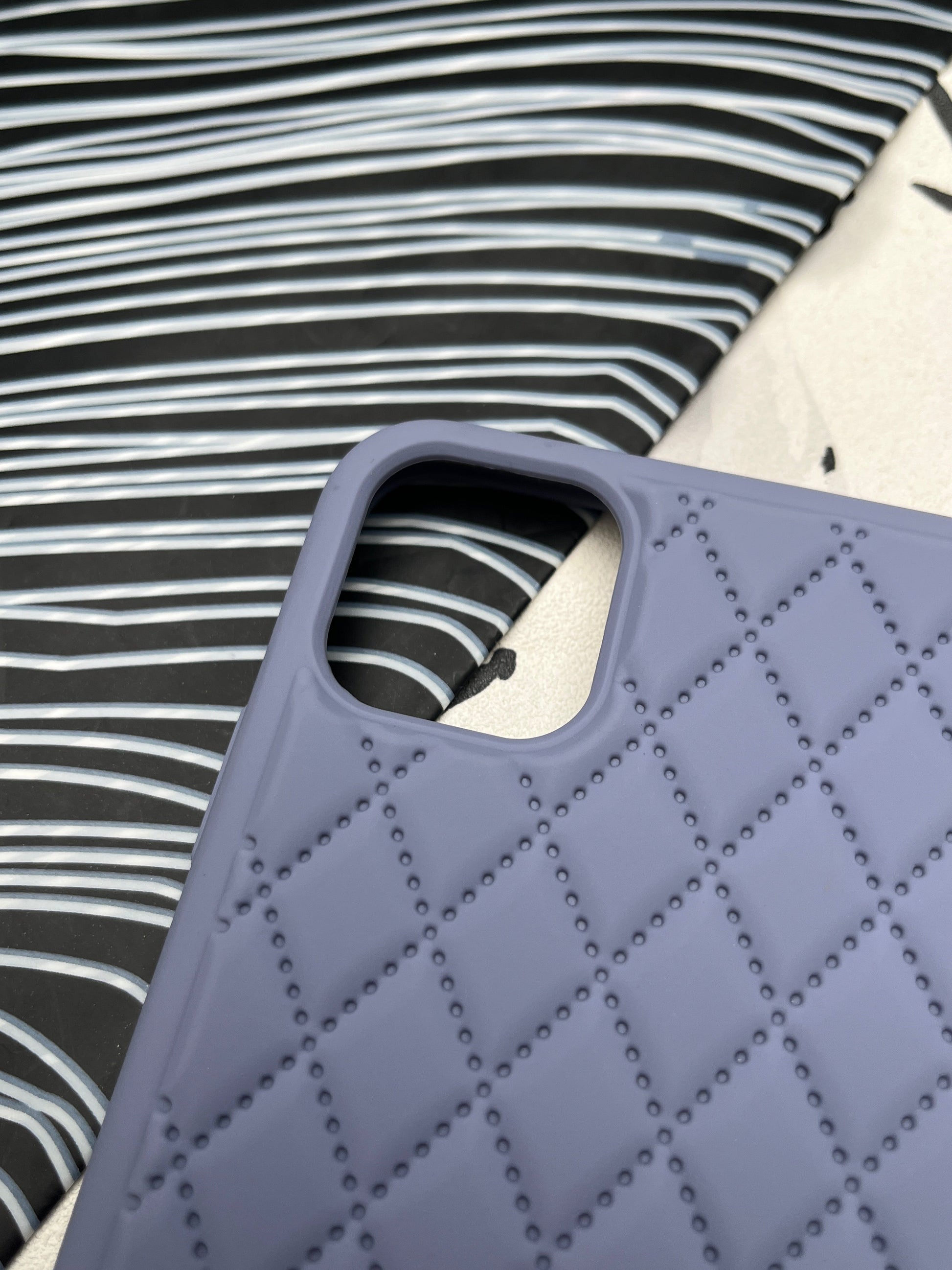 Quilted Matte Silicone Case