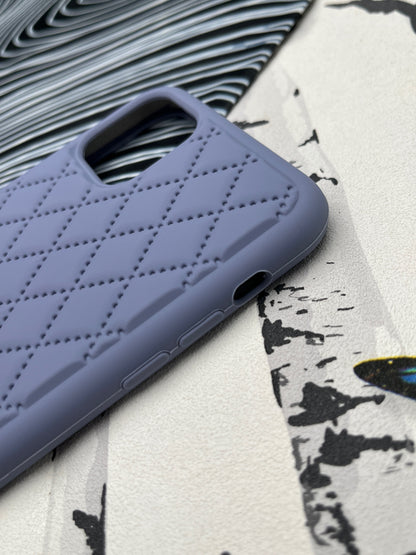 Quilted Matte Silicone Case