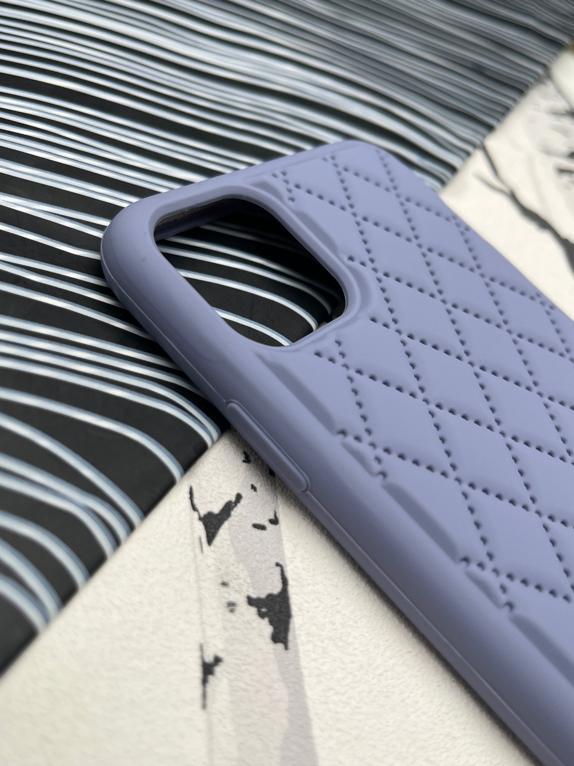 Quilted Matte Silicone Case