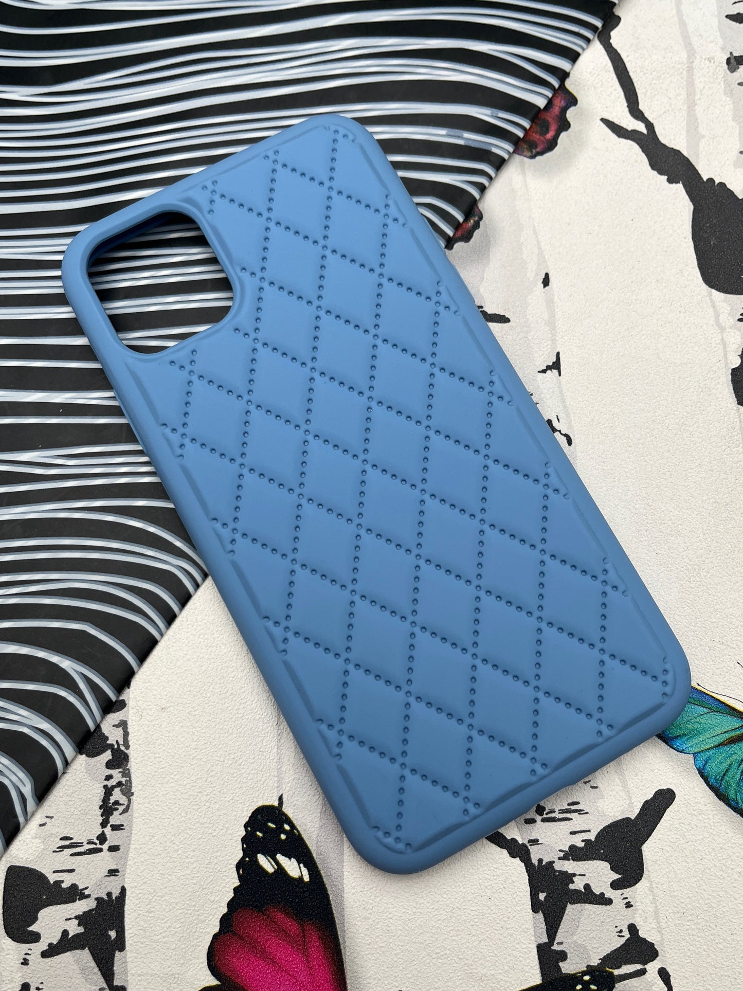 Quilted Matte Silicone Case