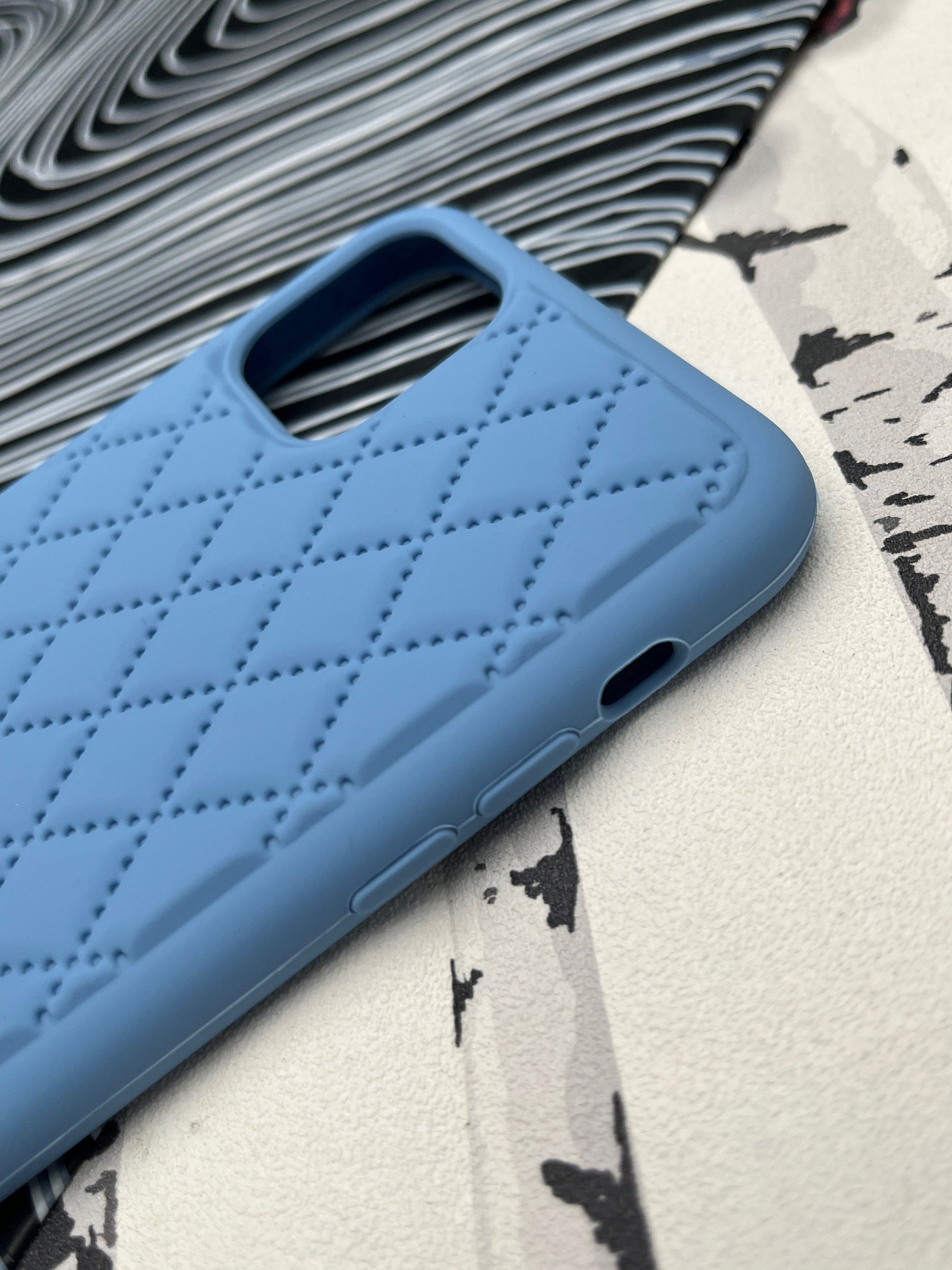 Quilted Matte Silicone Case