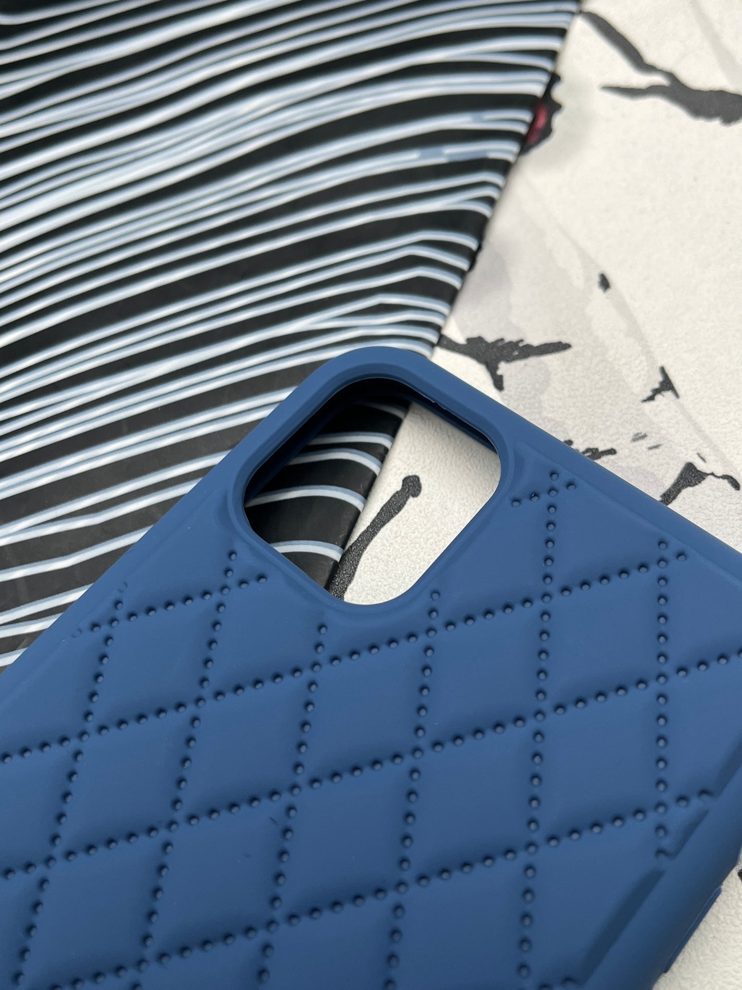 Quilted Matte Silicone Case