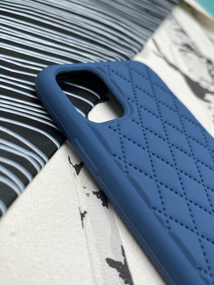 Quilted Matte Silicone Case For iPhone 11 Pro Max | qms
