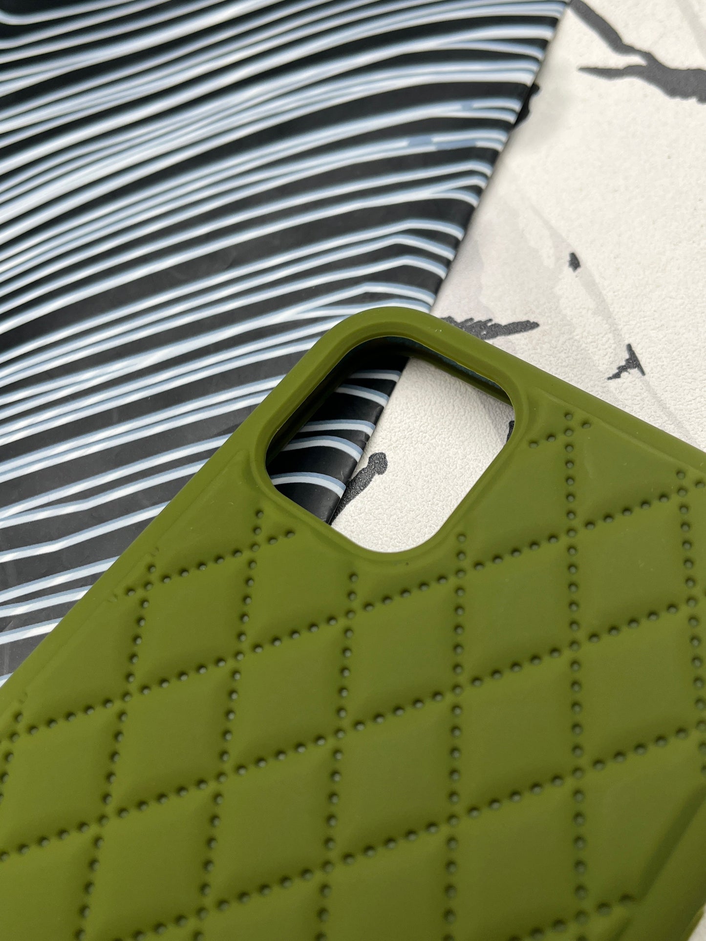 Quilted Matte Silicone Case