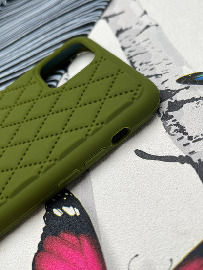 Quilted Matte Silicone Case