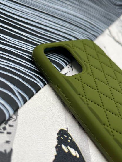 Quilted Matte Silicone Case
