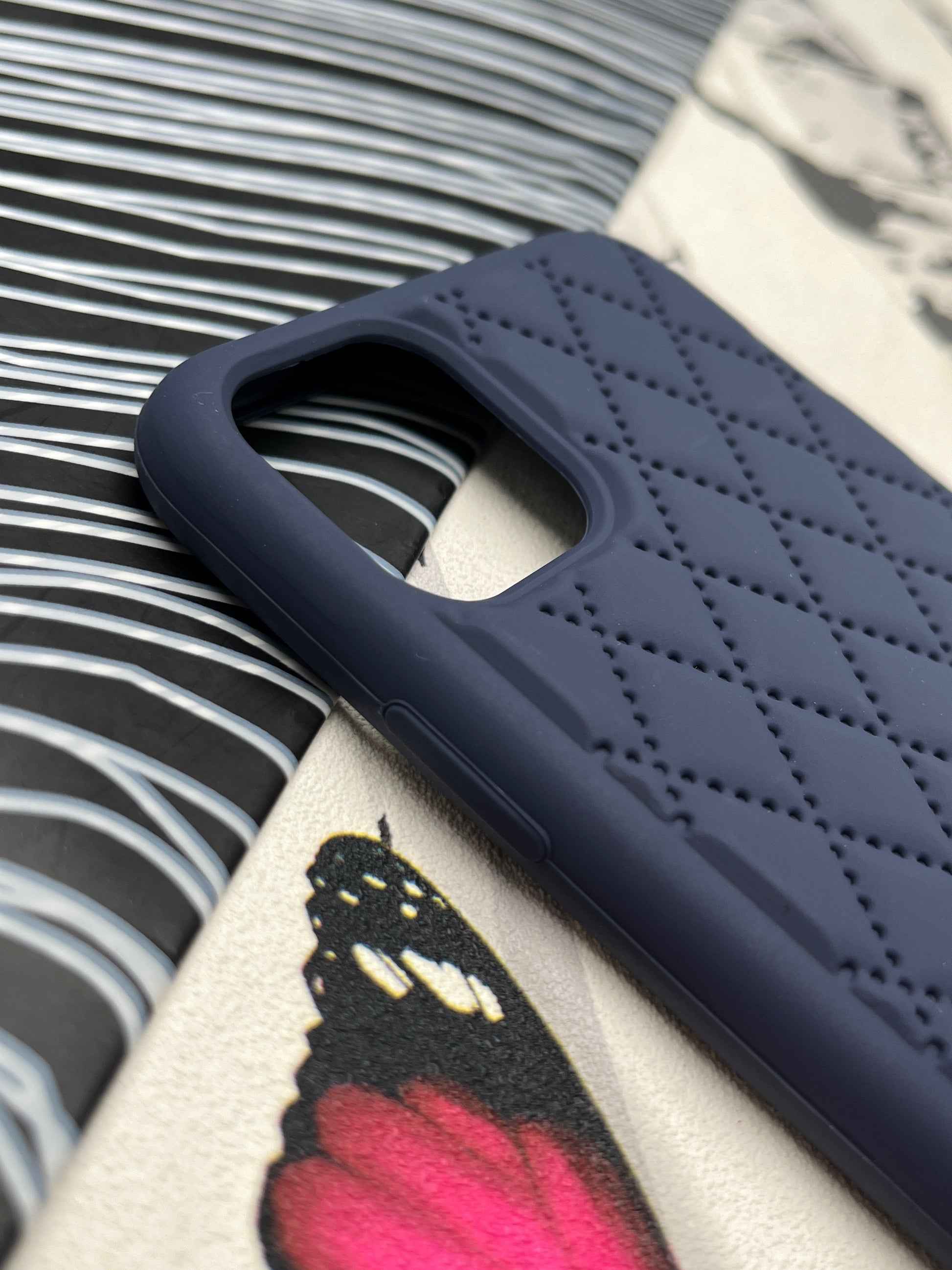 Quilted Matte Silicone Case