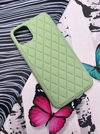 Quilted Matte Silicone Case