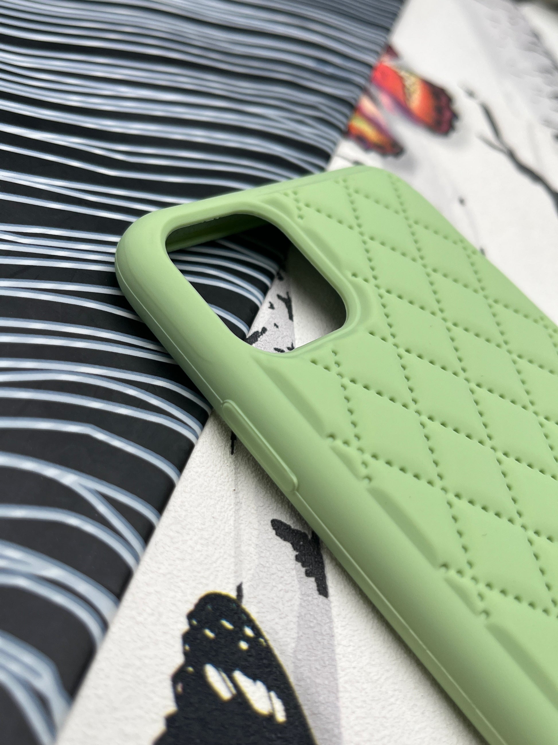 Quilted Matte Silicone Case