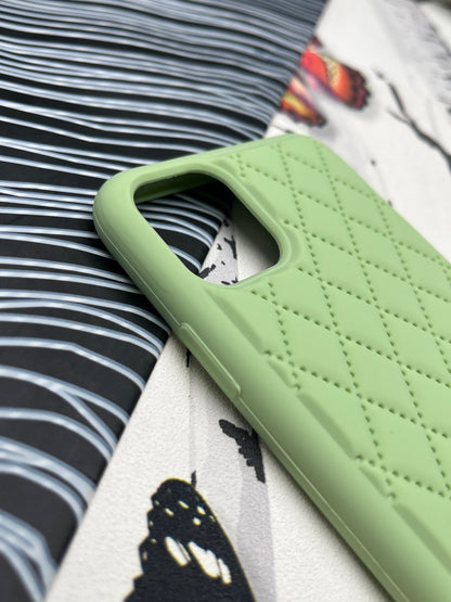 Quilted Matte Silicone Case
