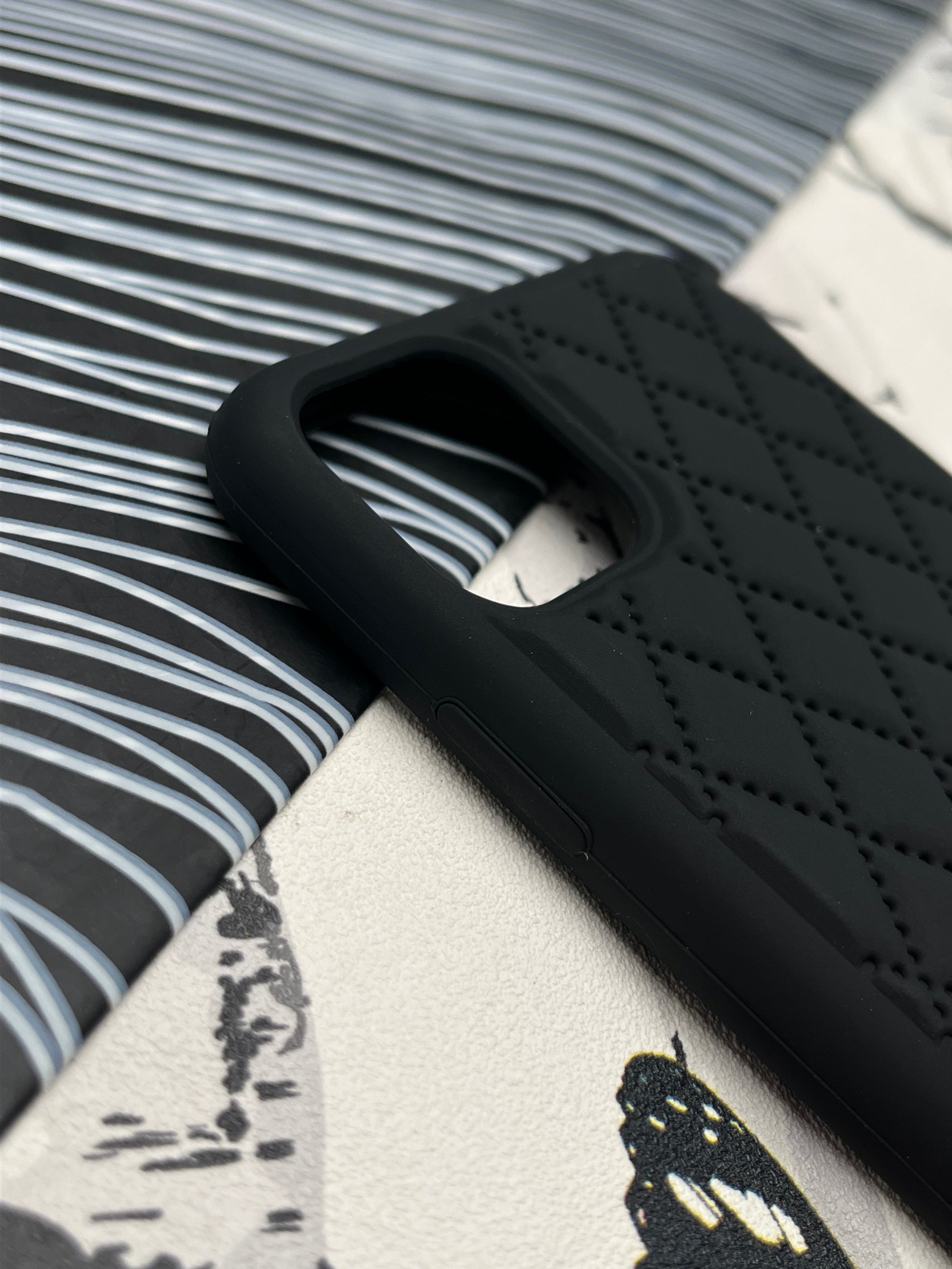 Quilted Matte Silicone Case