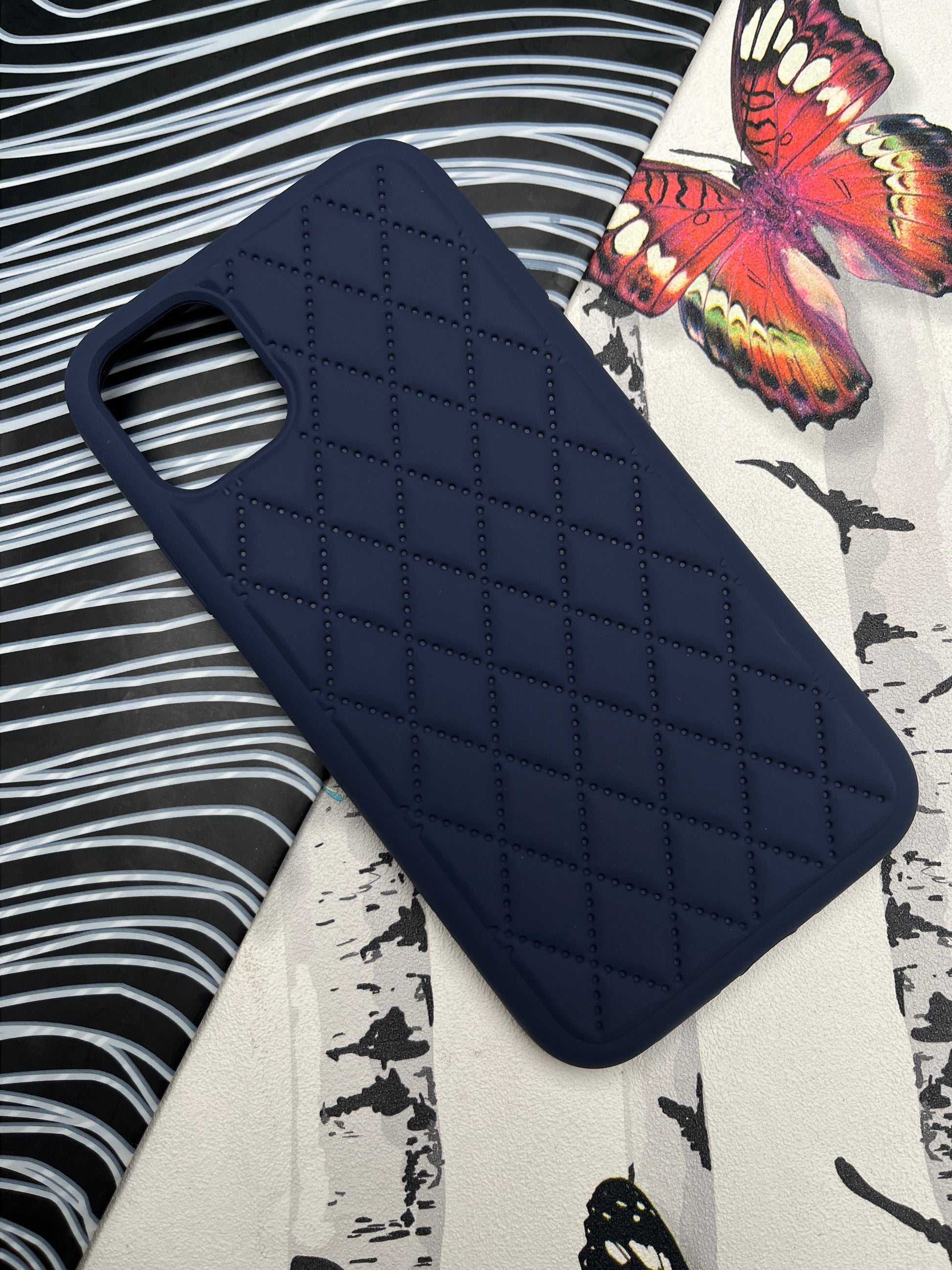 Quilted Matte Silicone Case