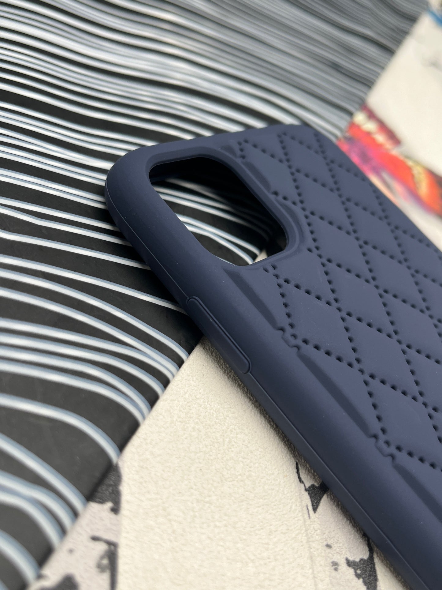 Quilted Matte Silicone Case