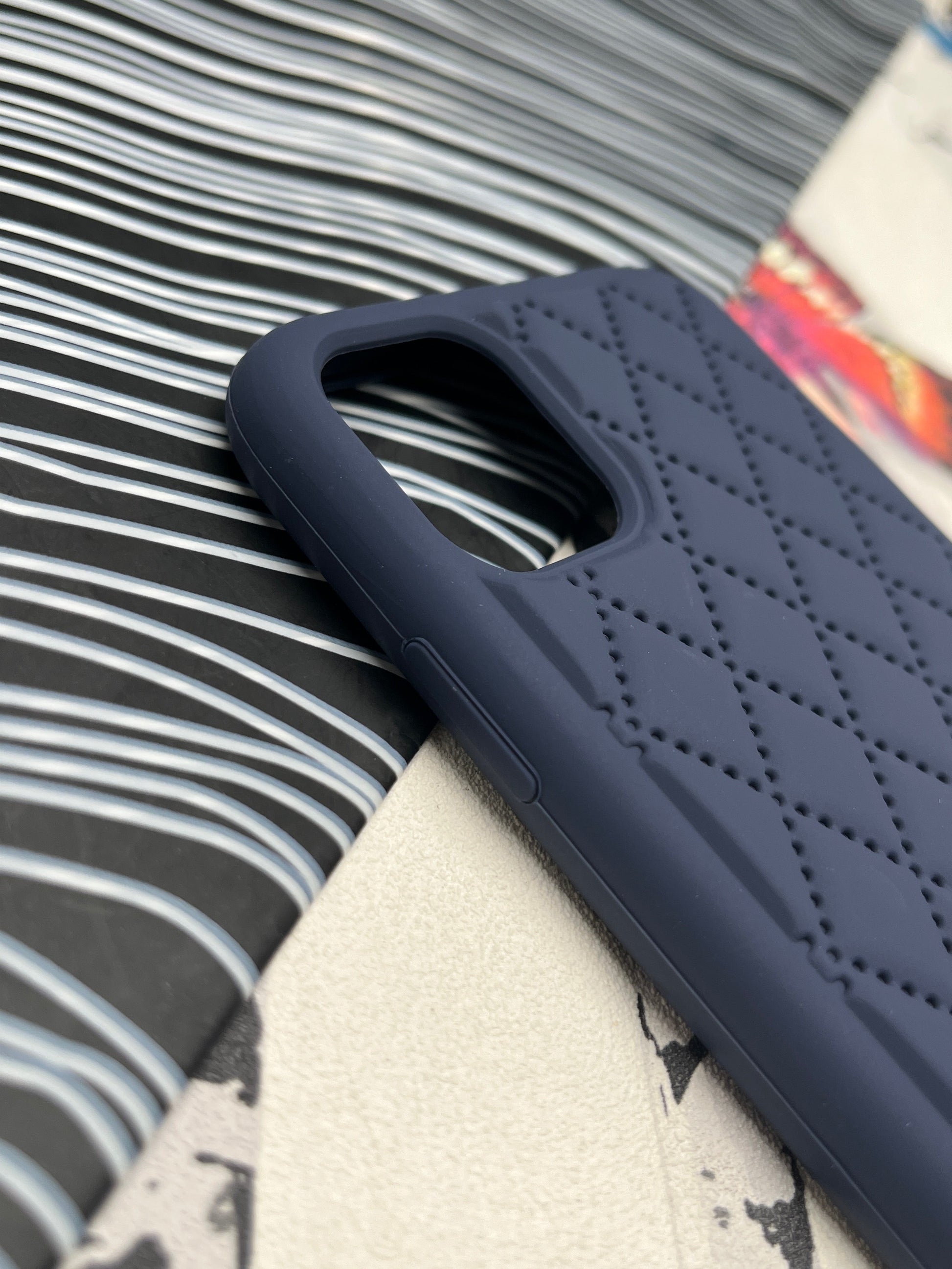 Quilted Matte Silicone Case