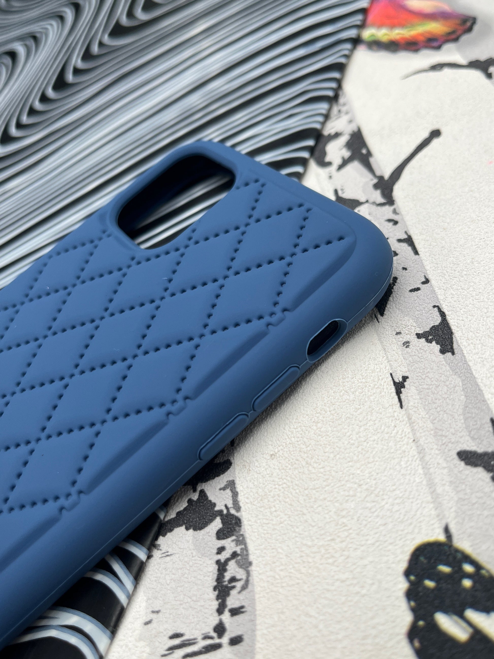 Quilted Matte Silicone Case