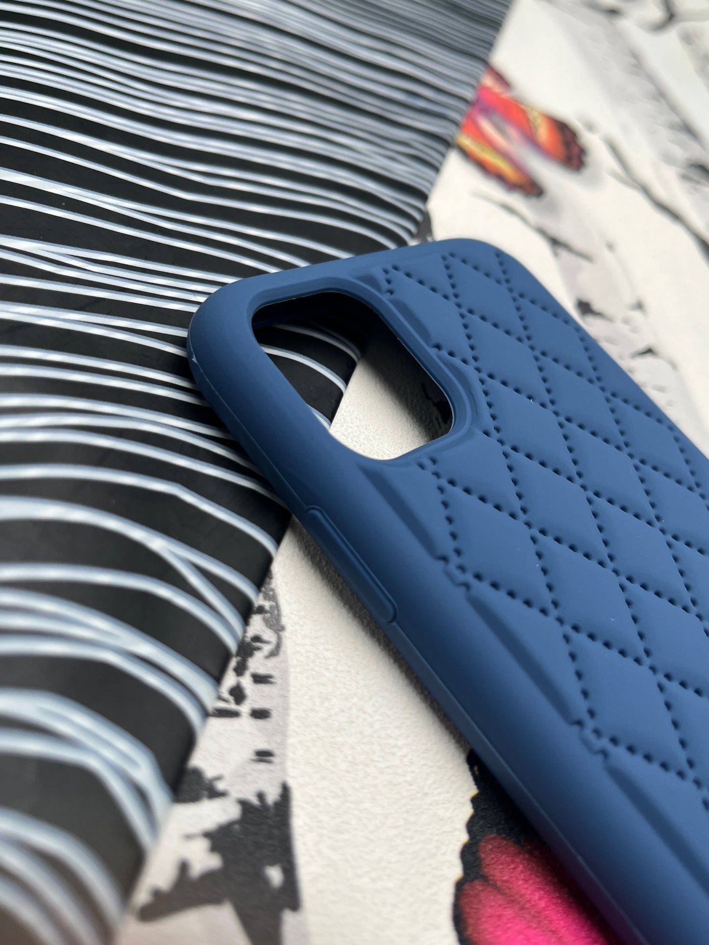 Quilted Matte Silicone Case